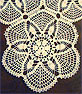 Tischdecke 110x68 cm, weiss (h1006)
