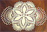 Deckerl 27x18 cm, weiss (h1012)
