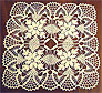 Deckerl 28x28 cm, weiss (h1032)
