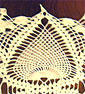 Deckerl 46x25 cm, weiss (h1035)
