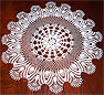 Tischdecke &Oslash; 60 cm, weiss (h1037)