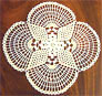 Deckerl 25x25 cm, weiss (h1041)
