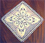 Deckerl 24x24 cm, weiss (h1043)