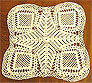 Deckerl 24x24 cm, weiss (h1045)