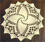 Deckerl &Oslash; 25 cm, weiss (h1046)