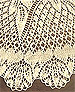 Tischdecke &Oslash; 87 cm, weiss (k1003)