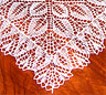 Tischdecke 45x45 cm, weiss (k1007)
