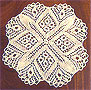 Deckerl 21x21 cm, weiss (k1018)