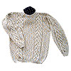 Zopf-Pulli mit Lochmuster (w1047)
