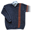 Pulli mit Kontraststreifen (w1065)